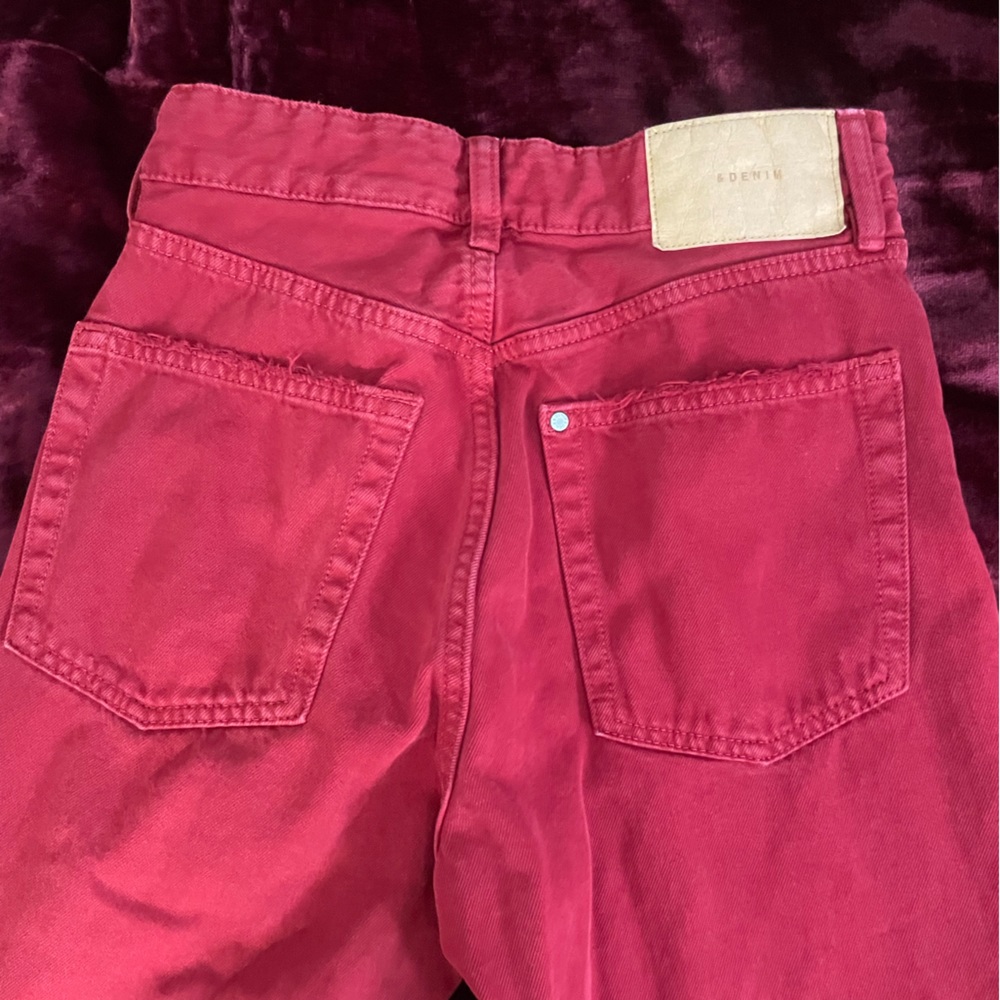 Vintage red jeans - Picture 3 of 5